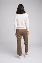 Goondiwindi Cotton Knitwear Classic Cable Crew Neck Jumper Snowflake