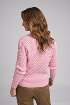 Goondiwindi Cotton Knitwear Classic Cable Polo Neck Jumper - Coraline