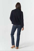 Goondiwindi Cotton Knitwear Jillaroo ½ Zip Merino Cotton Jumper - Navy