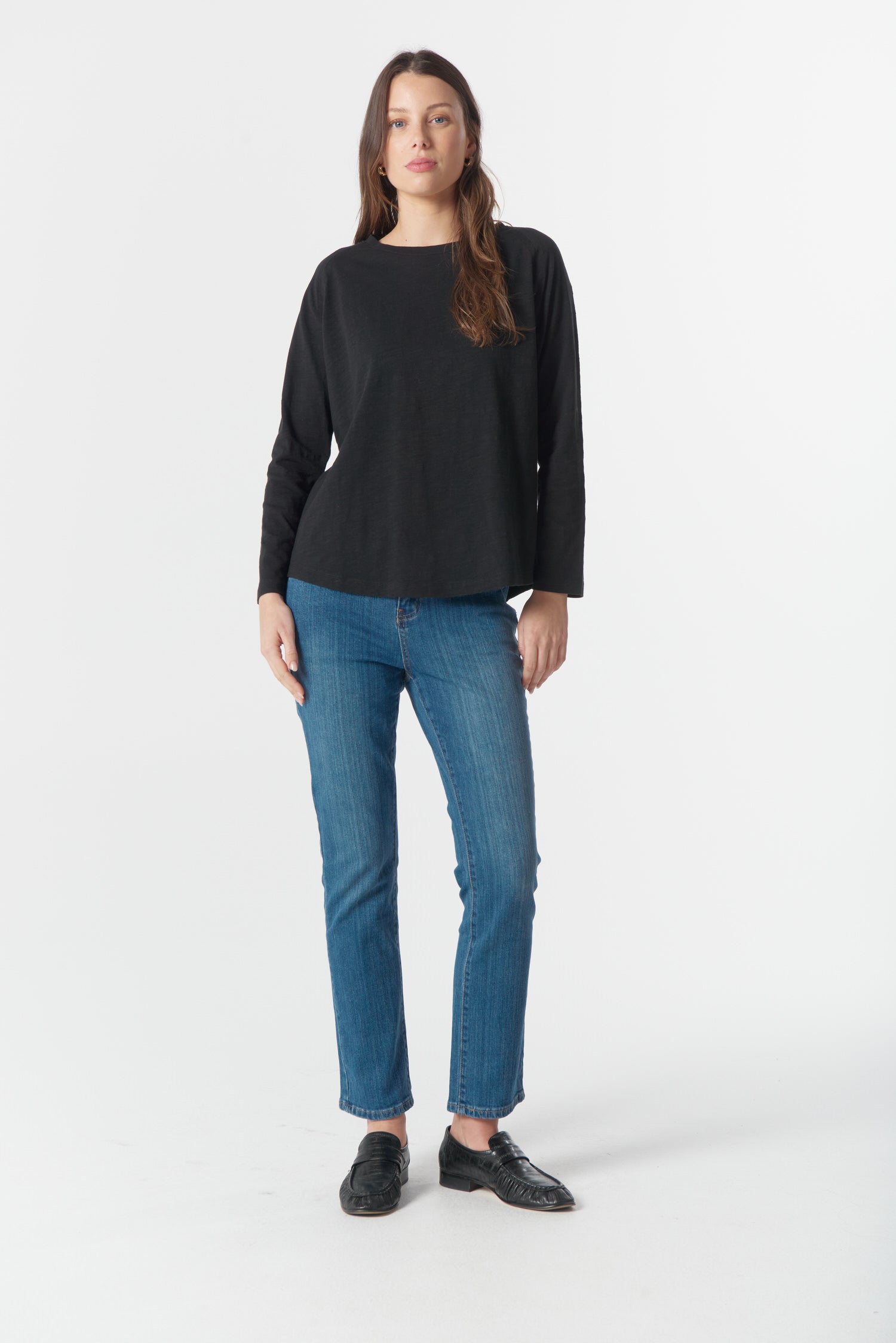 cloth+paper+scissors Tees On Repeat Raglan Tee - Black