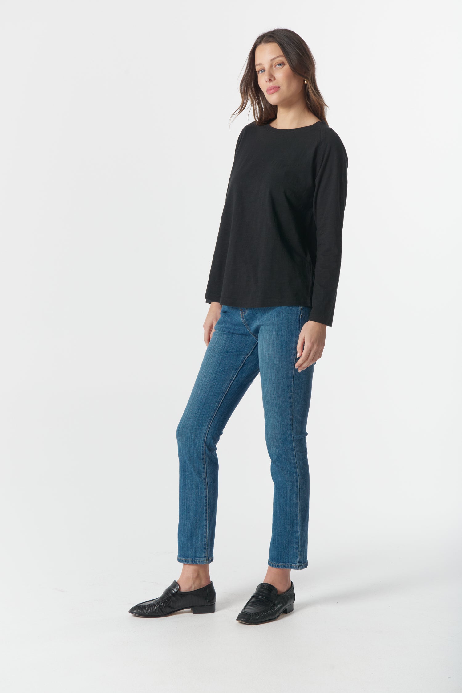 cloth+paper+scissors Tees On Repeat Raglan Tee - Black