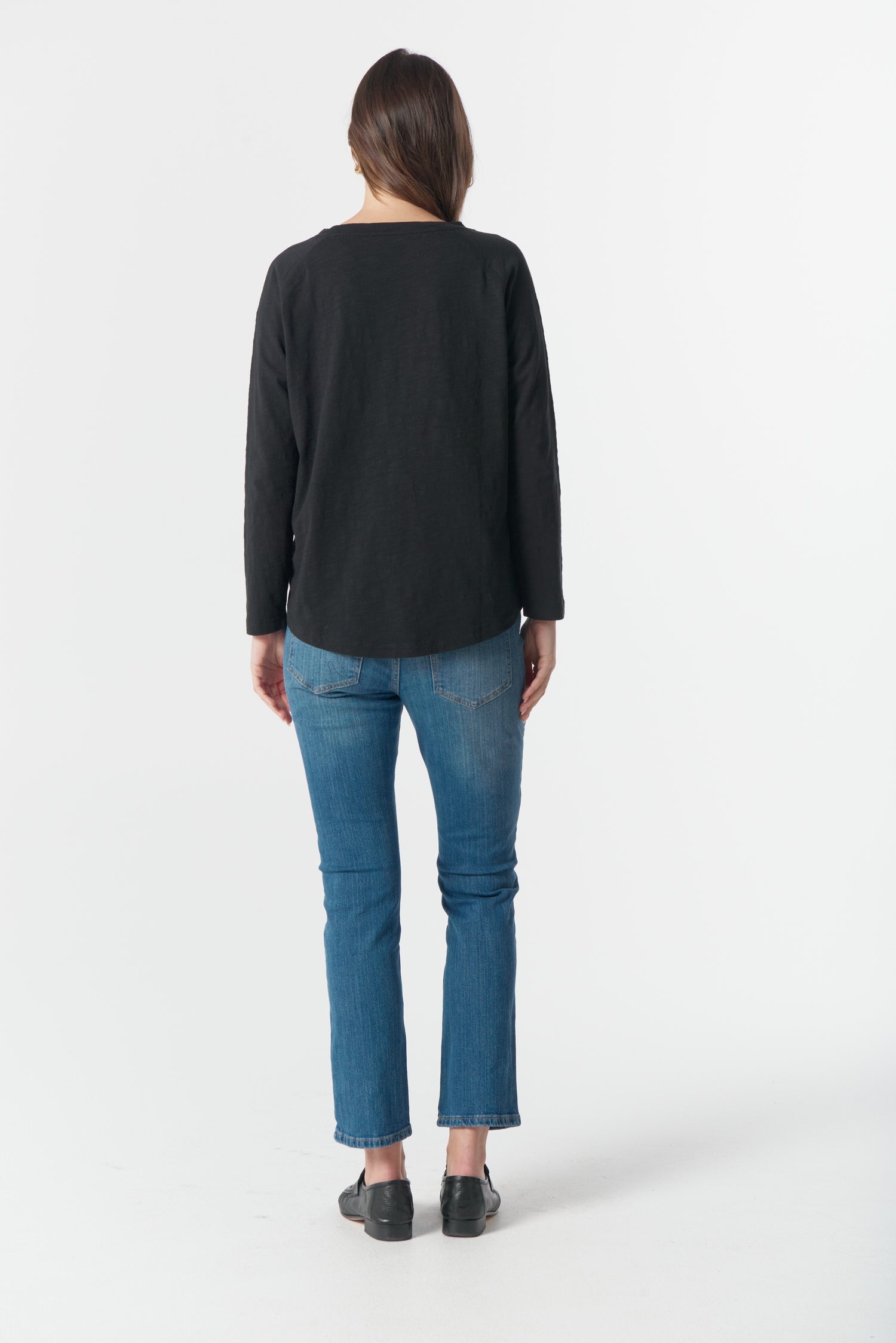 cloth+paper+scissors Tees On Repeat Raglan Tee - Black