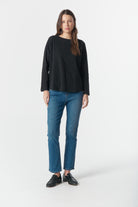cloth+paper+scissors Tees On Repeat Raglan Tee - Black