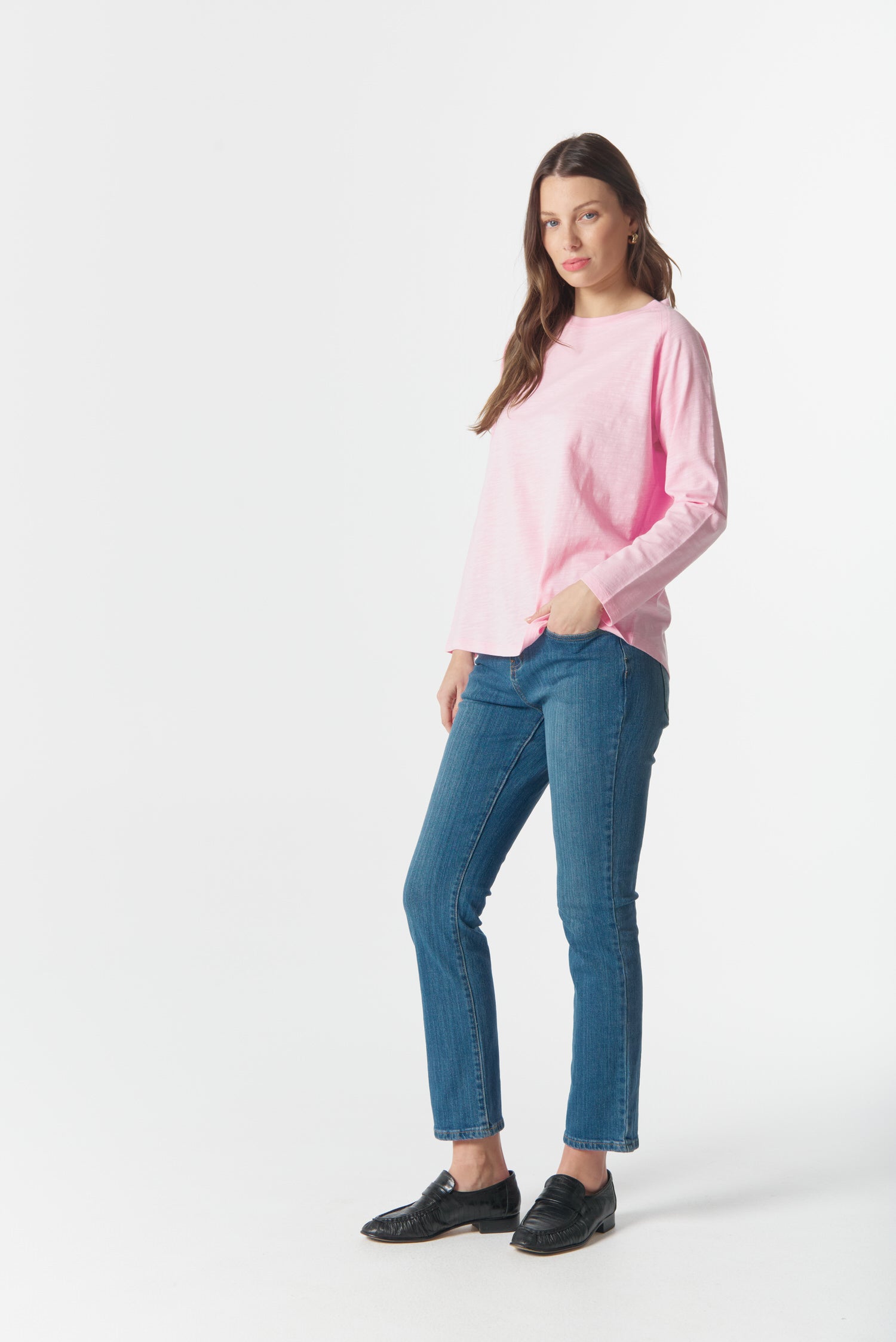 cloth+paper+scissors Tees On Repeat Raglan Tee - Pink A Boo