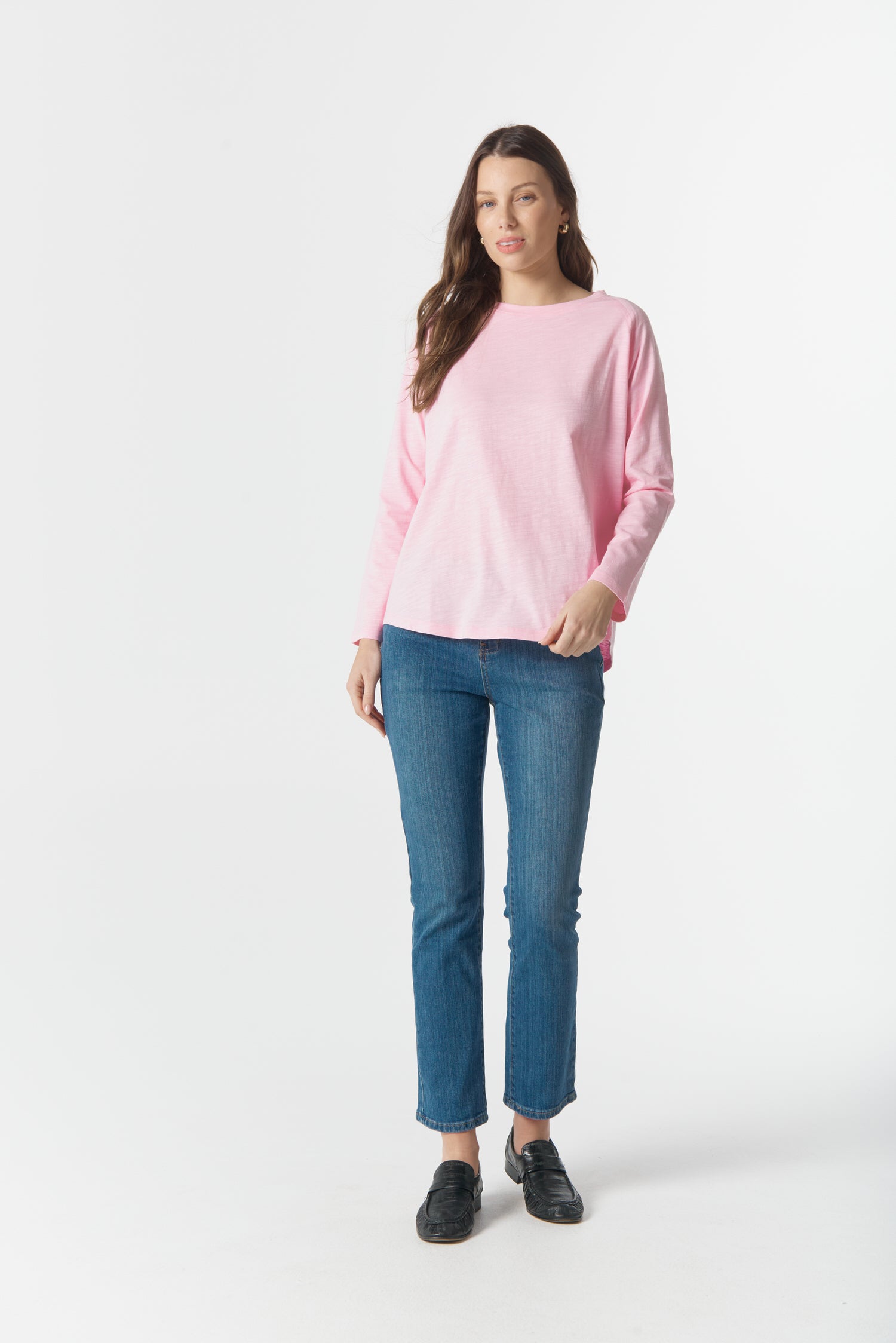 cloth+paper+scissors Tees On Repeat Raglan Tee - Pink A Boo