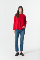 cloth+paper+scissors Tees On Repeat Raglan Tee - Salsa