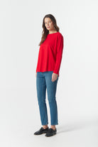 cloth+paper+scissors Tees On Repeat Raglan Tee - Salsa