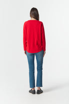 cloth+paper+scissors Tees On Repeat Raglan Tee - Salsa