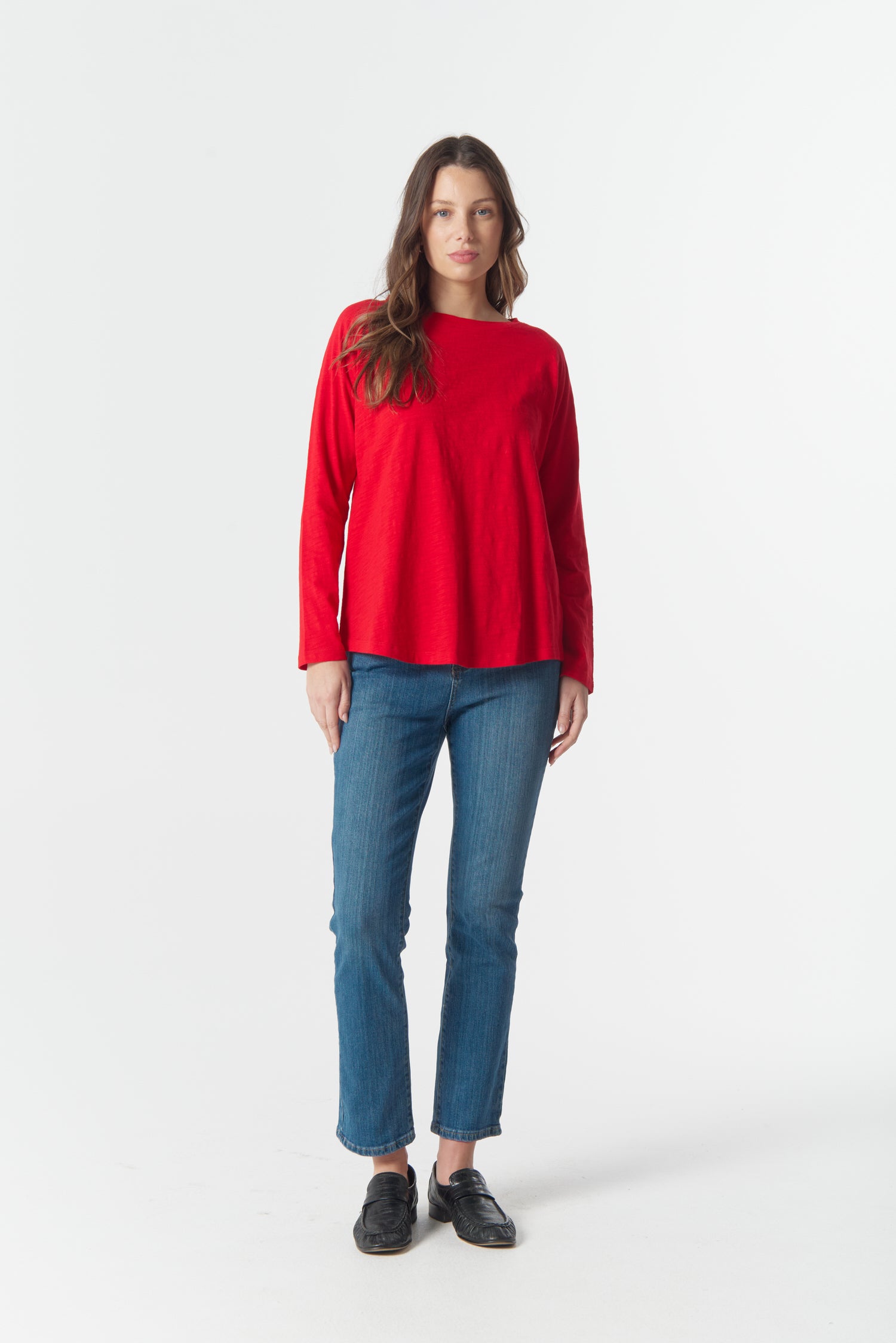 cloth+paper+scissors Tees On Repeat Raglan Tee - Salsa