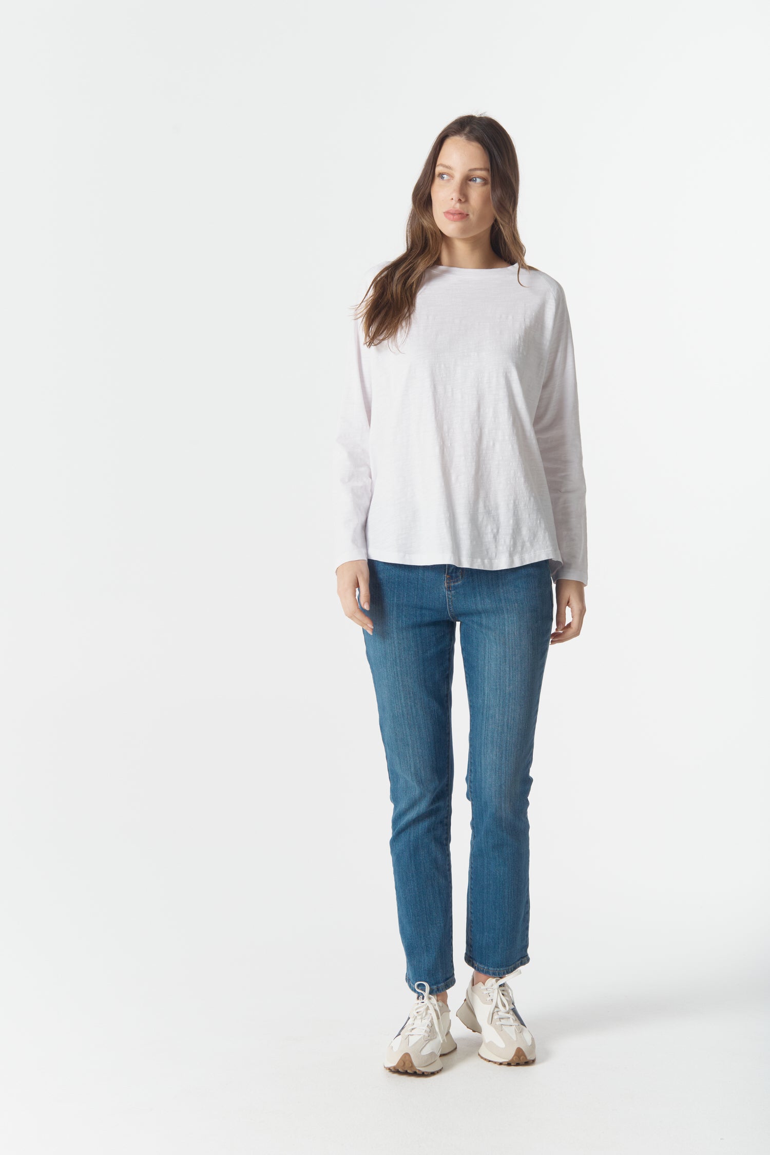 cloth+paper+scissors Tees On Repeat Raglan Tee - White