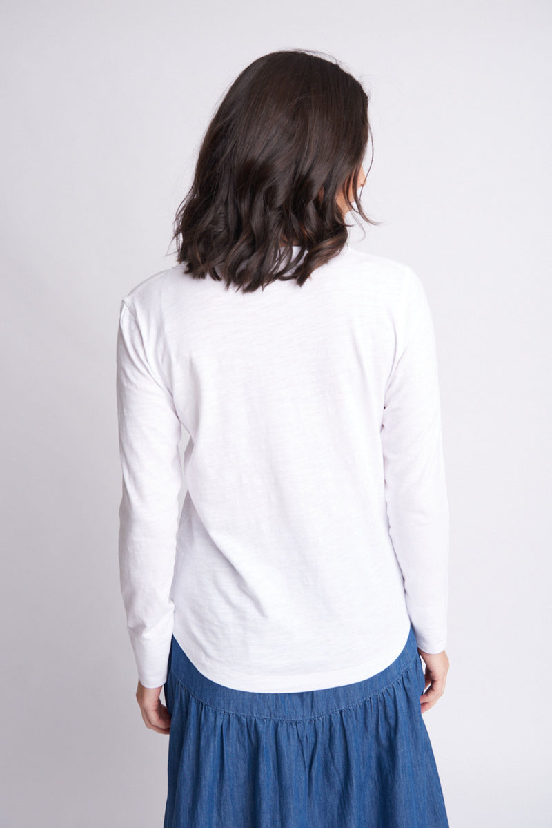 Henly Cotton Tee White