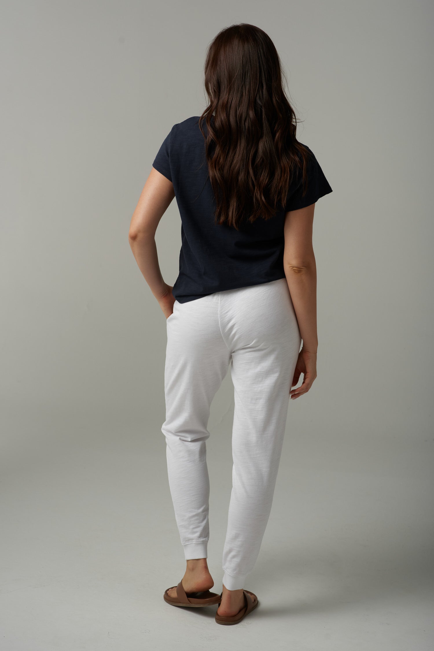 cloth+paper+scissors Tees Basic Cotton Crew Neck Tee - Parisian Navy