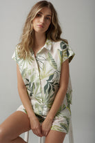 Sun Daze Cotton Shirt - Palm Print by cloth+paper+scissors. Timeless women’s fashion using natural fibres and classic shapes