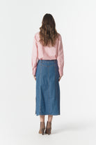 cloth+paper+scissors Blouses Cowgirl Yoke Shirt - Pink A Boo