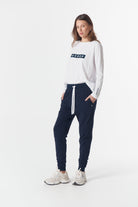 Back By Demand Cotton Jogger - Parisian Night by cloth+paper+scissors. Timeless women’s fashion using natural fibres and classic shapes