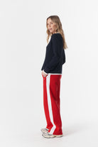 cloth+paper+scissors Knitwear Glow V Neck Knit - Parisian Navy