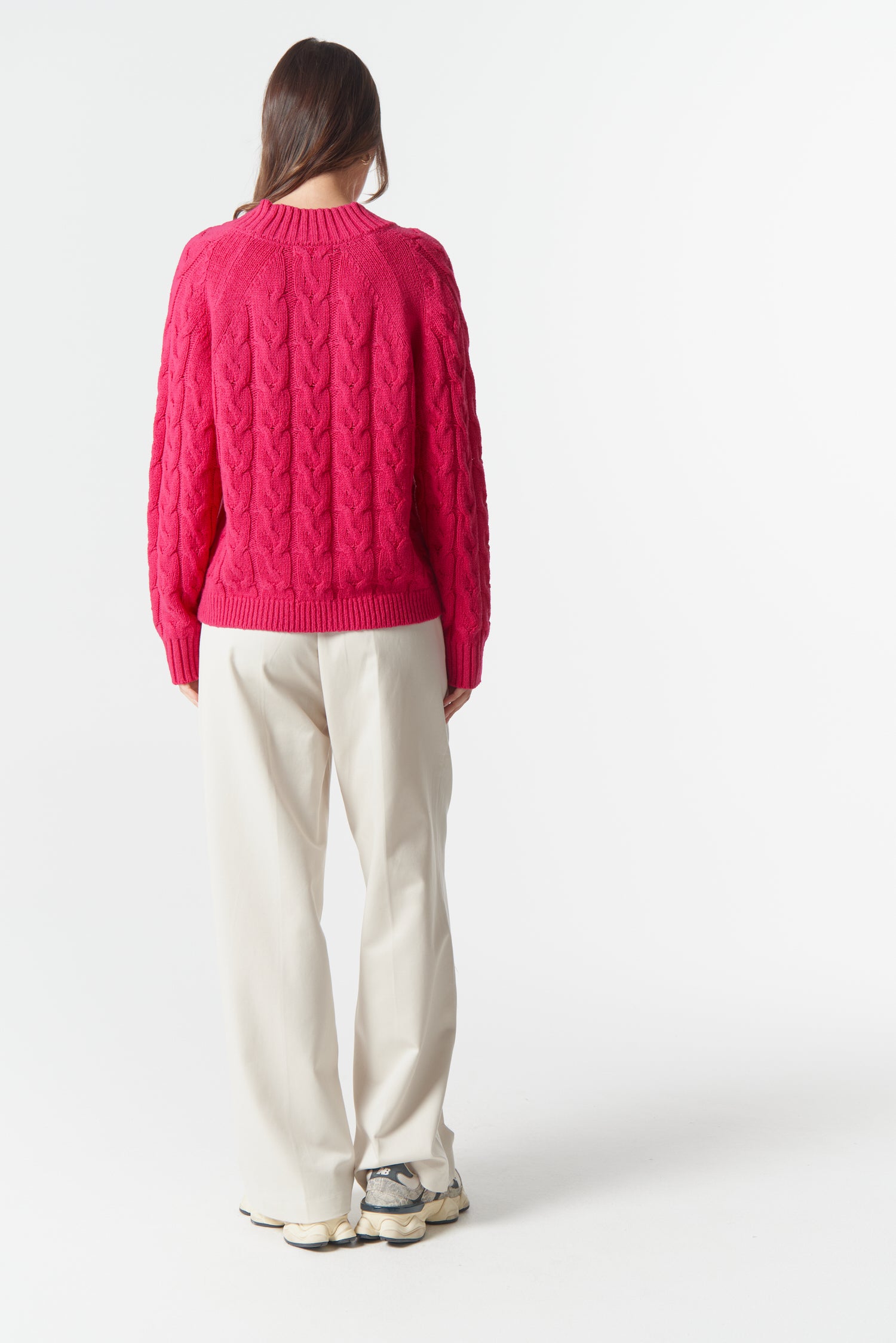 cloth+paper+scissors Knitwear The Caddy Knit - Flamboyant