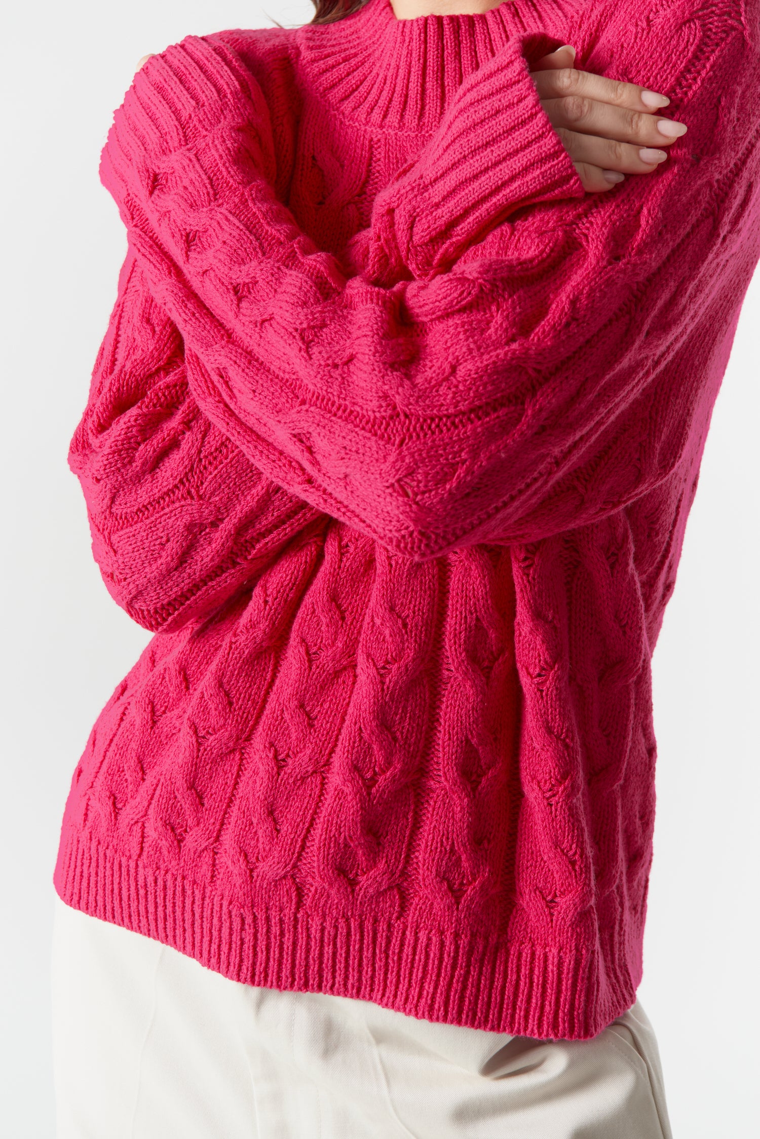 cloth+paper+scissors Knitwear The Caddy Knit - Flamboyant