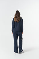 cloth+paper+scissors Rugbys Tracker North Star Sweater - Parisian Navy/White