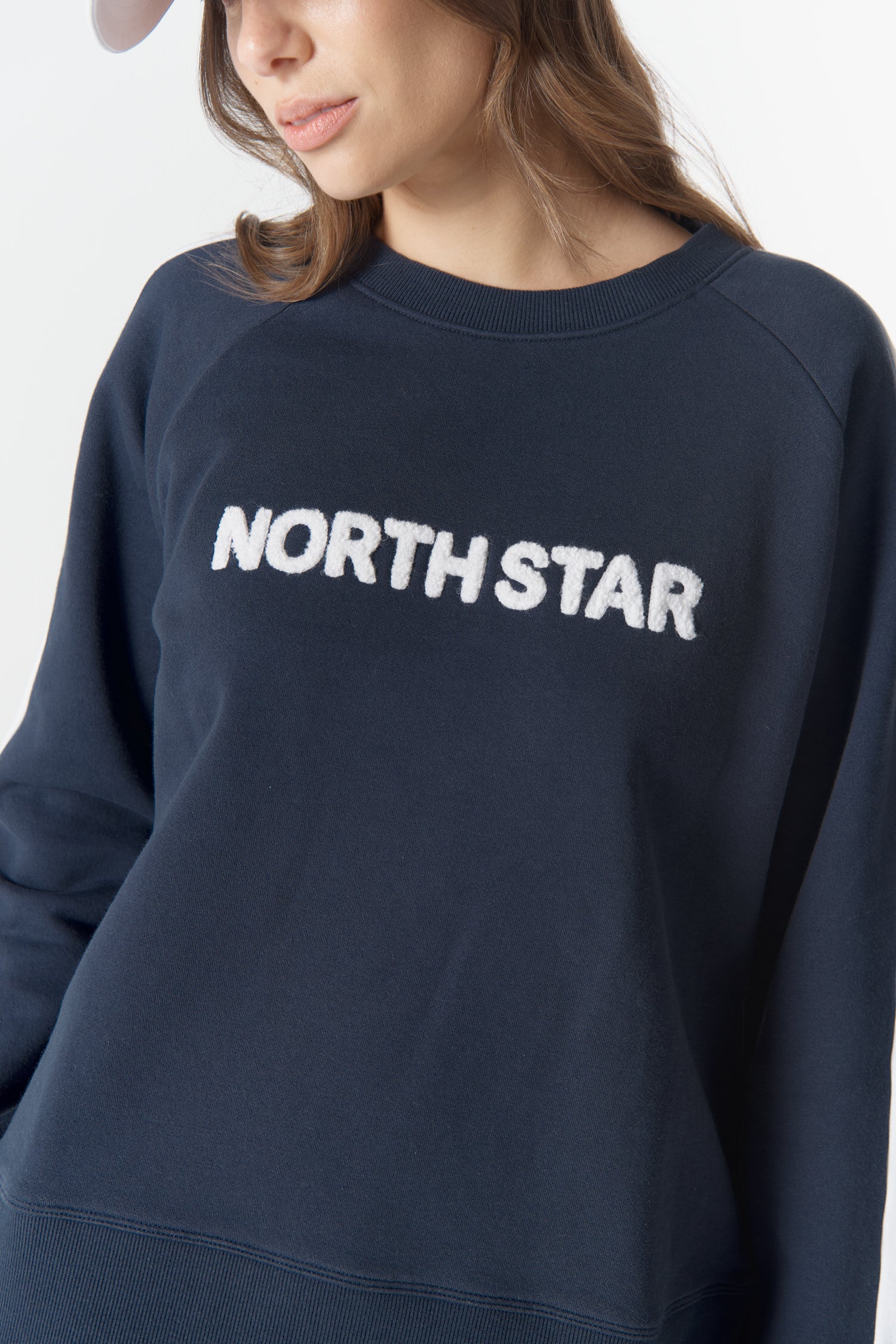 cloth+paper+scissors Rugbys Tracker North Star Sweater - Parisian Navy/White