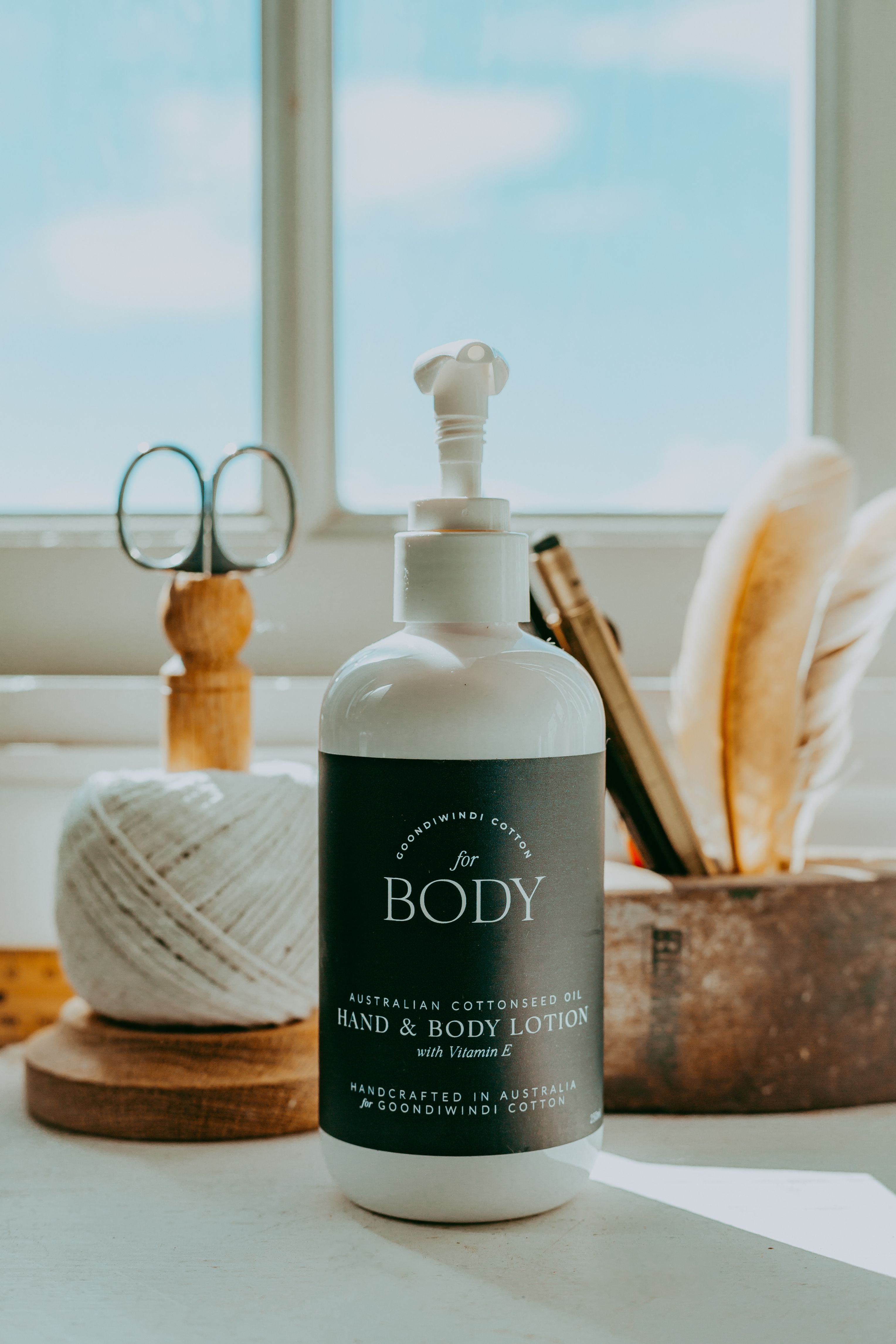 Cottonseed Oil Lotion by Goondiwindi Cotton. Timeless women’s fashion using natural fibres and classic shapes