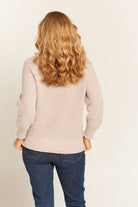 Goondiwindi Cotton Knitwear Ribbed Chunky Jumper Cobweb