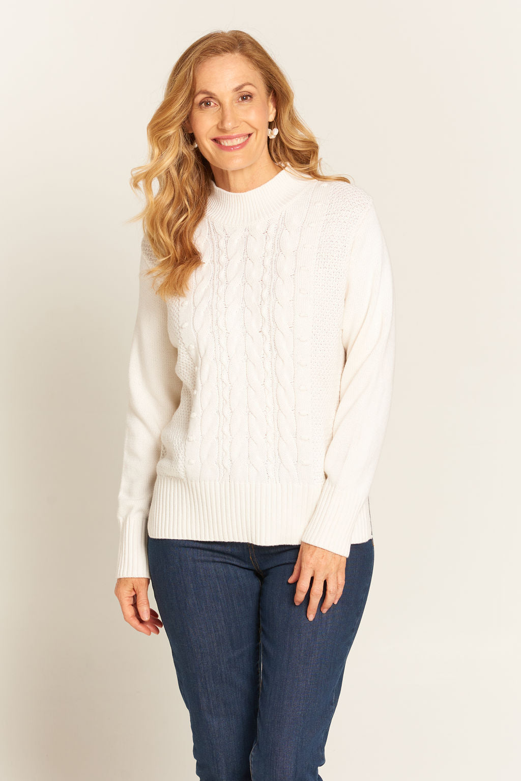 Goondiwindi Cotton Knitwear Marina Jumper Snowflake